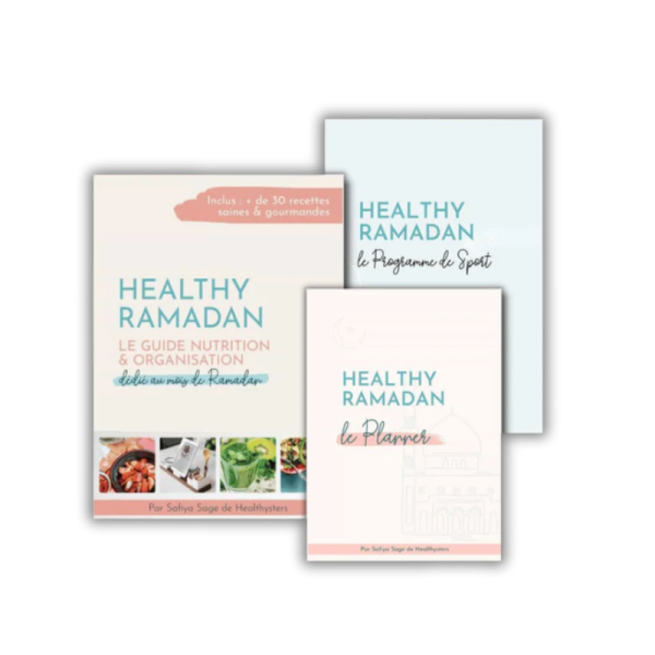 Pack Healthy RAMADAN + planner + book sport